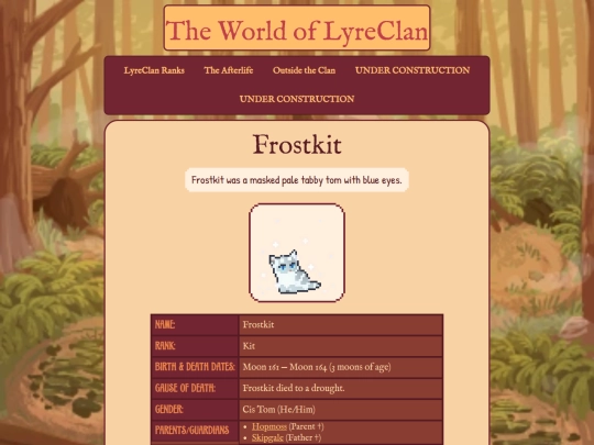 lyrecats/frost screenshot