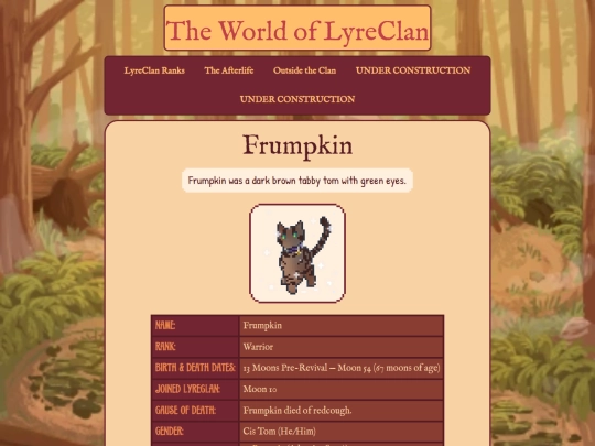 lyrecats/frumpkin screenshot