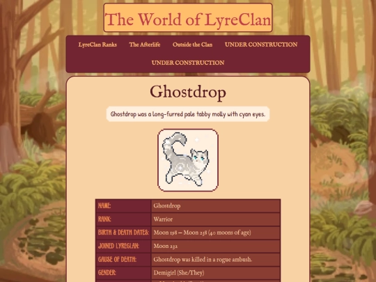 lyrecats/ghost screenshot