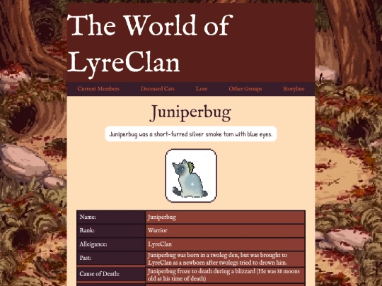 lyrecats/juniper screenshot