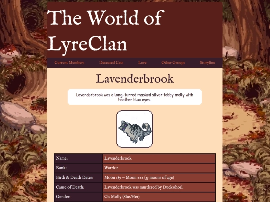 lyrecats/lavender screenshot