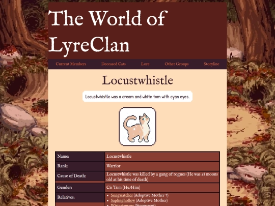 lyrecats/locust screenshot