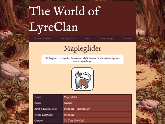 lyrecats/maple screenshot