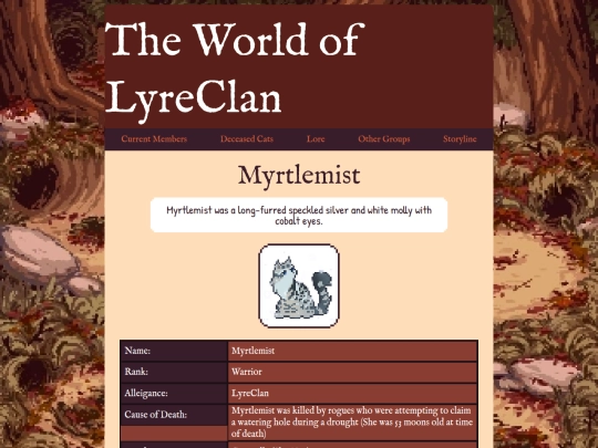 lyrecats/myrtle screenshot