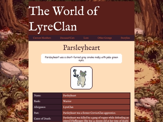 lyrecats/parsley screenshot