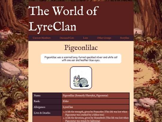lyrecats/pigeon screenshot