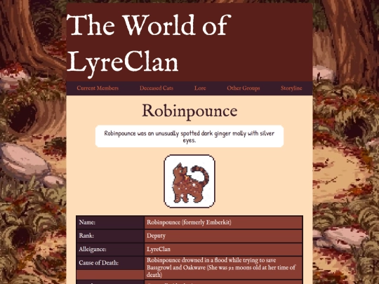lyrecats/robin screenshot