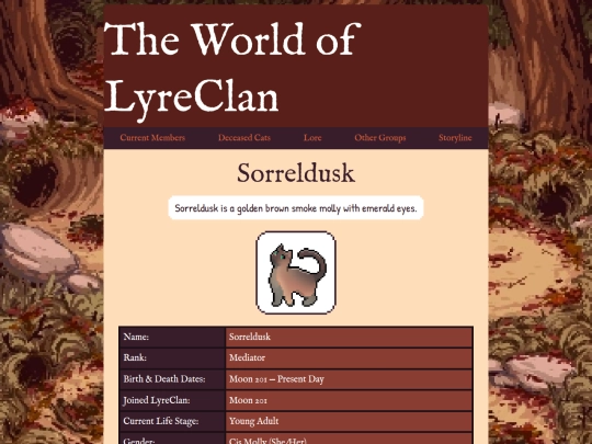 lyrecats/sorrel screenshot