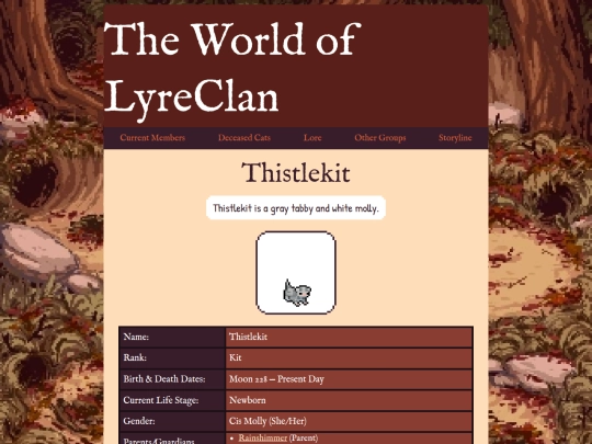 lyrecats/thistle screenshot