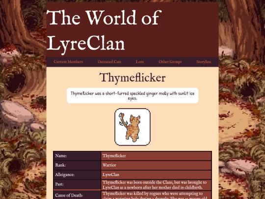 lyrecats/thyme screenshot