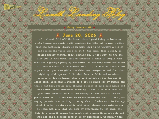 blog screenshot