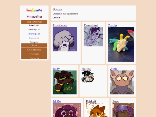 ocs/masterlist screenshot