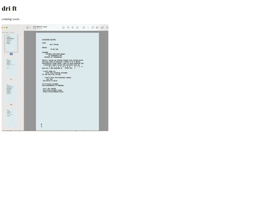 pages/drift screenshot