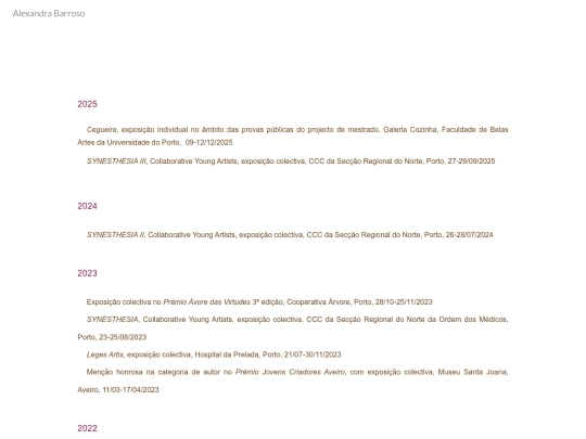 ExposiesProjectos screenshot