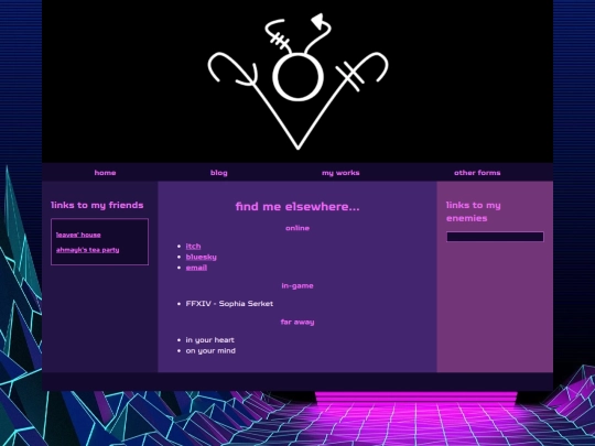 links screenshot