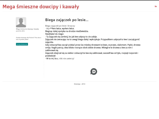 dowcip/Biega-zajaczek-po-lesie screenshot
