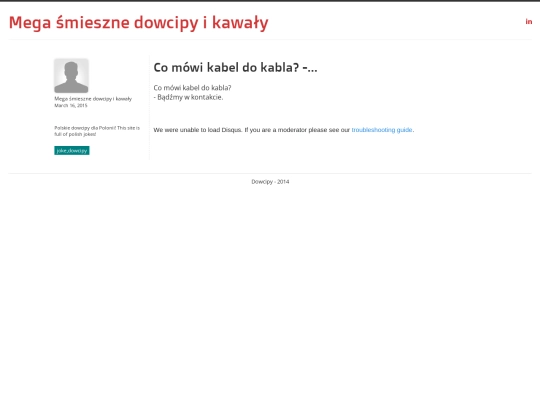 dowcip/Co-mowi-kabel-do-kabla screenshot