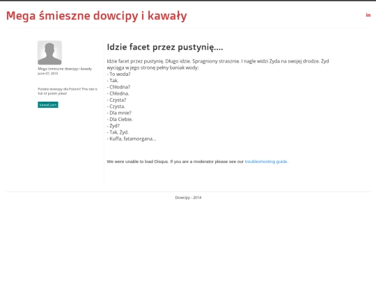 dowcip/Idzie-facet-przez-pustynie screenshot