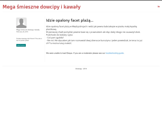 dowcip/Idzie-opalony-facet-plaza screenshot