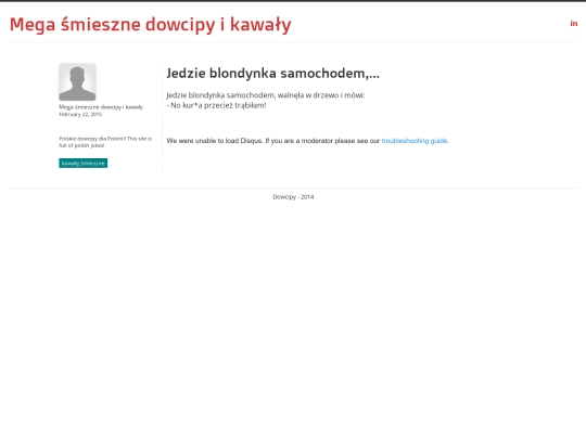 dowcip/Jedzie-blondynka-samochodem screenshot