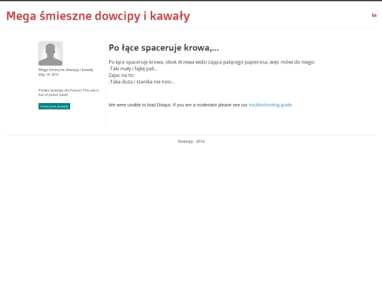 dowcip/Po-lace-spaceruje-krowa screenshot