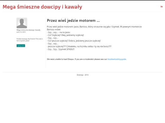 dowcip/Przez-wies-jedzie-motorem screenshot