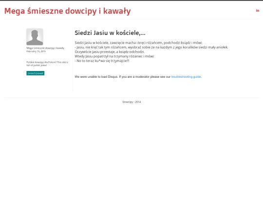 dowcip/Siedzi-Jasiu-w-kosciele screenshot