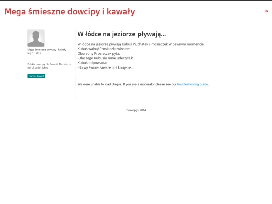 dowcip/W-lodce-na-jeziorze-plywaja screenshot