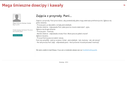 dowcip/Zajecia-z-przyrody-Pani screenshot