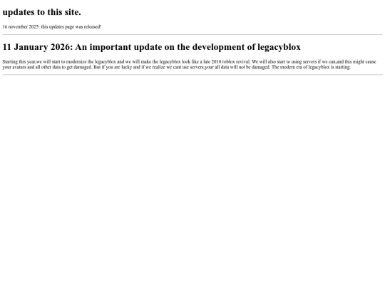 updates screenshot