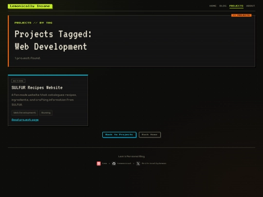 projects/tags/Web Development screenshot