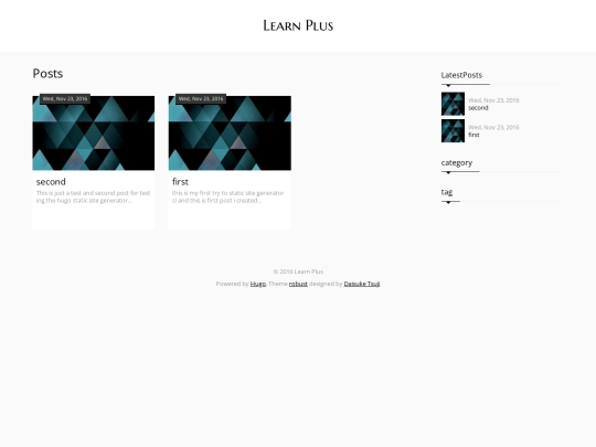 post/page/1 screenshot