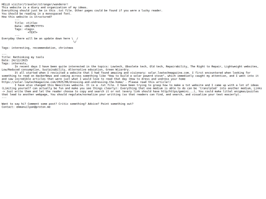 index screenshot