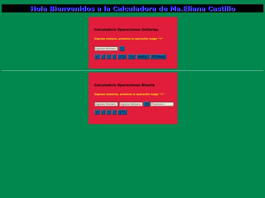calculadora screenshot
