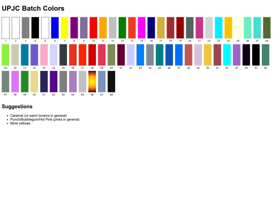 colors screenshot