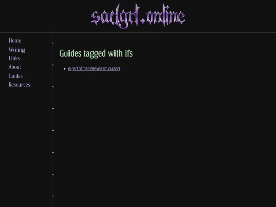 posts/tags/ifs screenshot