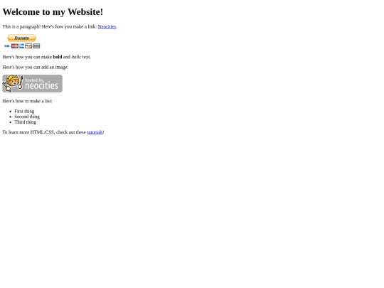 index screenshot