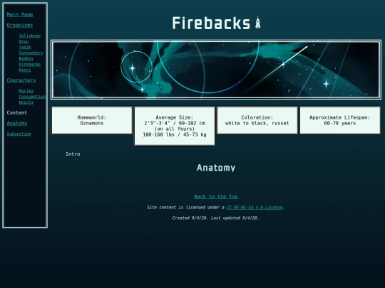 organisms/firebacks screenshot