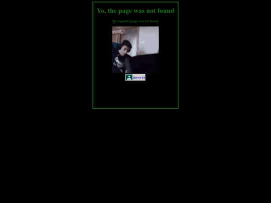 not_found screenshot