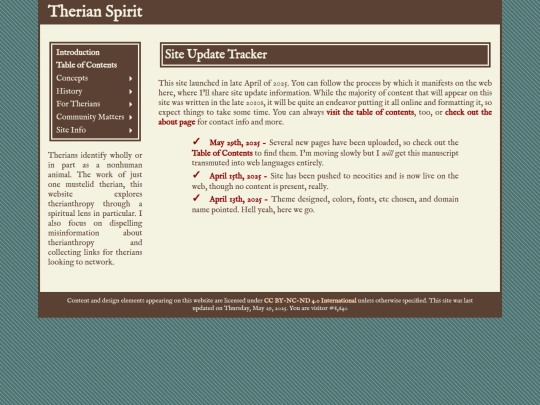 site/updates screenshot