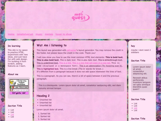 index screenshot