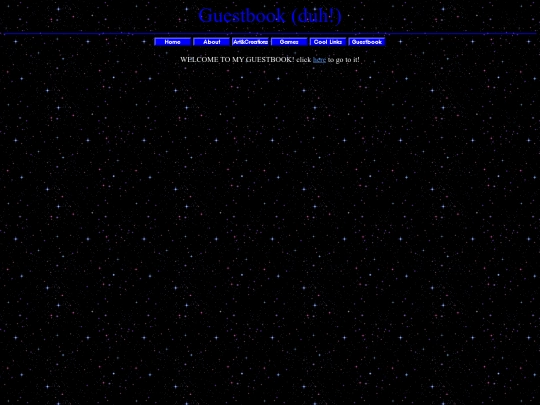 guestbook screenshot