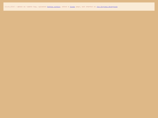 Updatelog screenshot