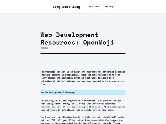 blog/web-development-resources-openmoji screenshot