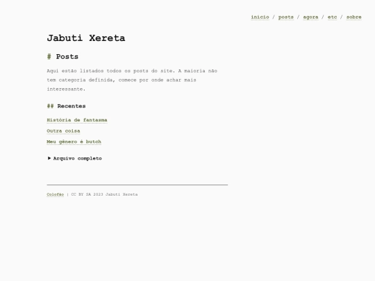 posts screenshot