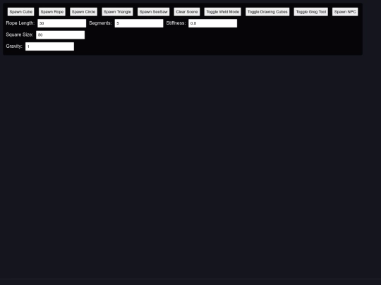 2dgamewithphyisc screenshot