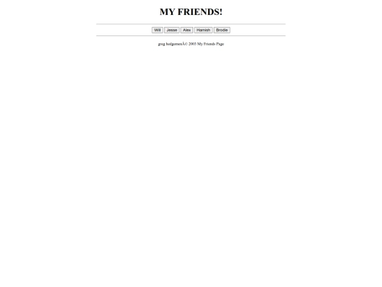 friens screenshot