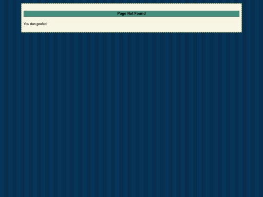 not_found screenshot