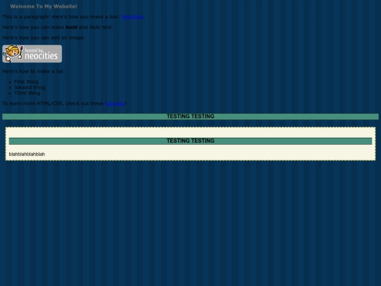 testpage01 screenshot
