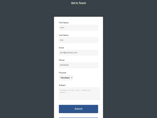contactus screenshot